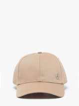 Casquette Calvin klein jeans Marron ck metal K613102