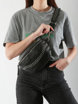 Portemonnee Met Kaarthouder Leder Basilic pepper Zwart glam BGLA32-vue-porte