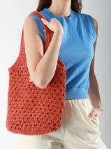 Sac Port paule Strelitzia Woomen Rouge strelitzia WSTR01-vue-porte