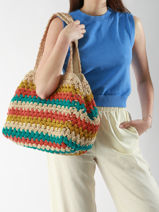 Sac Port paule Strelitzia Woomen Multicolore strelitzia WSTR02-vue-porte