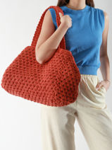 Sac Port paule Strelitzia Woomen Rouge strelitzia WSTR02-vue-porte