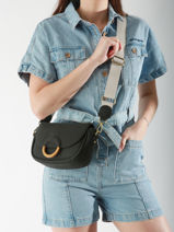 Sac Bandoulire S Crocus Woomen Noir crocus WCRO03-vue-porte