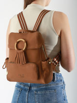 Sac  Dos Camomille Woomen Marron camomille WCAO02-vue-porte