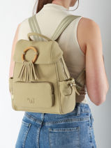 Sac  Dos Camomille Woomen Vert camomille WCAO02-vue-porte