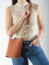 Sac Bandoulière Heliconia Woomen Marron heliconia WHEL02-vue-porte