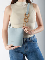 Cross Body Tas Heliconia Woomen Blauw heliconia WHEL02-vue-porte