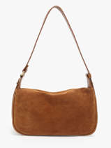 Schoudertas /cross Body Velvet Caviar Leder Milano Bruin velvet caviar VC24113