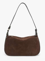 Sac Port� �paule Et Bandouli�re Velvet Caviar Cuir Milano Marron velvet caviar VC24113