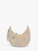 Sac Port� �paule Velvet Caviar Cuir Milano Beige velvet caviar VC24119