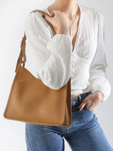 Longchamp Le foulonn Besace Marron-vue-porte
