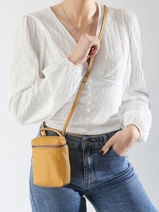 Longchamp Le pliage xtra Sac port travers Jaune-vue-porte