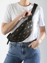 Medium Omkeerbare Belt Bag Cabaia Roze belt bag BELTBAGM-vue-porte