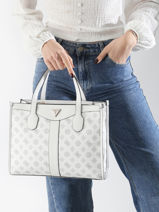 Sac Port paule Silvana Guess Blanc silvana PM866522-vue-porte