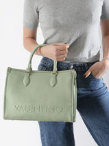 Sac Port Main Rised Re Valentino Vert rised re VBS8P904-vue-porte