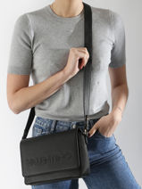 Cross Body Tas Rised Re Valentino Zwart rised re VBS8P909-vue-porte