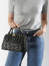 Sac Port Main Petal Re Valentino Noir petal re VBS8PA23-vue-porte