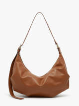 Sac Port paule Sauvage Cuir Milano Marron sauvage SA24111