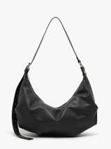 Sac Port paule Sauvage Cuir Milano Noir sauvage SA24111