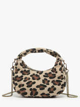Sac Bandoulire Velvet Leopardo Cuir Milano Beige velvet leopardo VL24113