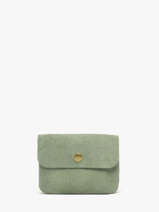 Porte-monnaie Cuir Milano Vert velvet VE23091
