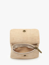 Porte-monnaie Cuir Milano Beige velvet VE23091-vue-porte