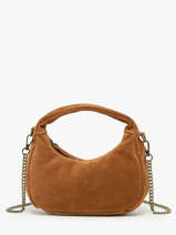 Sac Bandoulire Velvet Cuir Milano Marron velvet VE24113