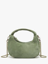 Sac Bandouli�re Velvet Cuir Milano Vert velvet VE24113