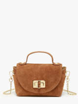 Sac Bandoulire Velvet Cuir Milano Jaune velvet VE24117