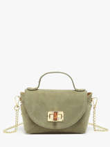 Sac Bandoulire Velvet Cuir Milano Vert velvet VE24117