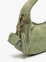 Sleutelhanger Leder Milano Groen velvet VE24112-vue-porte