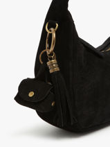 Porte-clefs Cuir Milano Noir velvet VE24112-vue-porte