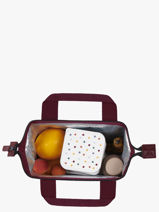 Sac Gouter Cabaia Rose lunch LUNCHBAG-vue-porte