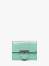 Portefeuille Cuir Lancaster Vert paris ily 50