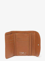 Porte-monnaie Cuir Lancaster Marron sierra pm 3-vue-porte
