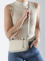 Sac Bandoulire Caviar Cuir Milano Beige caviar G1421N-vue-porte