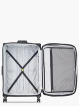 Soepele Reiskoffer Op Wieltjes Maubert 2.0 Delsey Blauw maubert 2.0 3813821W-vue-porte