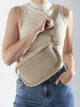 Sac Banane Milano Marron velvet VE24112-vue-porte
