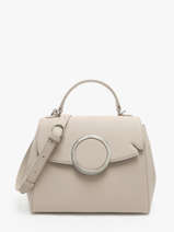 Sac Port Main Ginkgo Cuir Nathan baume Beige ginkgo 1