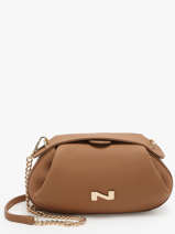 Sac Bandoulire Nymphea Cuir Nathan baume Marron nymphea 2