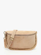 Heuptasje Leder Milano Beige velvet VE24112