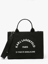 Sac Port� Main Rsg Coton Karl lagerfeld Noir rsg A1W50010