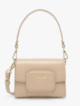 Sac Bandoulire Paris Pad Cuir Lancaster Beige paris pad 59