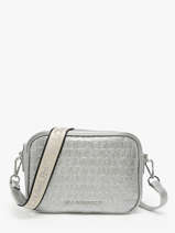 Sac Bandoulire Logo Lola casademunt Argent logo 66