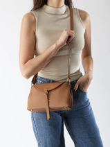 Cross Body Tas Dune Gaia Leder Lancaster Bruin dune gaia 103-vue-porte