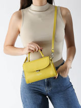 Cross Body Tas S Suave Leder Lancaster Geel suave even 16-vue-porte