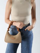 Sac Port paule Osier Polyester Lancaster Beige osier 43-vue-porte