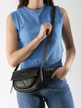 Cross Body Tas Soft Selma Leder Lancaster Zwart soft selma 1-vue-porte