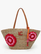 Sac Port paule Panier Paille Lola casademunt Beige panier 93