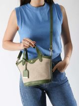 Sac Port Main Judy Hexagona Beige judy 6520139-vue-porte