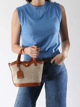 Sac Port Main Judy Hexagona Beige judy 6520139-vue-porte